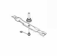Нож 42" High lif для трактора Husqvarna 5321389-71 Нож 42" High lif для трактора Husqvarna 5321389-71