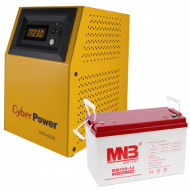 Инвертор CyberPower CPS 1000 E + АКБ 100 Ач Инвертор CyberPower CPS 1000 E + АКБ 100 Ач