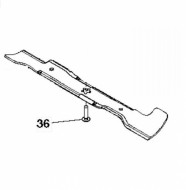 Нож для трактора левый Husqvarna 5324279-84 Нож для трактора левый Husqvarna 5324279-84