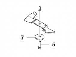 Нож деки Combi 112 см Husqvarna 5041878-10 Нож деки Combi 112 см Husqvarna 5041878-10