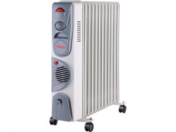 Масляный радиатор ОМ-12НВ с тепловентилятором Ресанта 67/3/12 Масляный радиатор ОМ-12НВ с тепловентилятором Ресанта 67/3/12