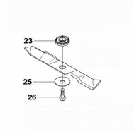 Нож Rider 11,13,15 Husqvarna 5796525-10 Нож Rider 11,13,15 Husqvarna 5796525-10