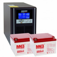 Комплект онлайн ИБП HIDEN UDC9201H (1000Ва / 800Вт) + 2 АКБ 28А/ч Комплект онлайн ИБП HIDEN UDC9201H (1000Ва / 800Вт) + 2 АКБ 28А/ч