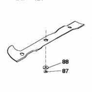 Нож для трактора правый Husqvarna 5815180-01 Нож для трактора правый Husqvarna 5815180-01