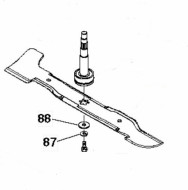 Нож для трактора правый Husqvarna 5324279-85 Нож для трактора правый Husqvarna 5324279-85
